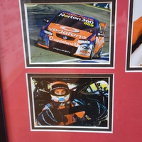 Craig Lowndes Signed Framed Photo Limited Edition 194 of 500 V8 Supercars