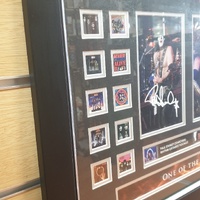 Limited Edition KISS Individually Signed Photo Frame 101 of 499 102cm x 50cm
