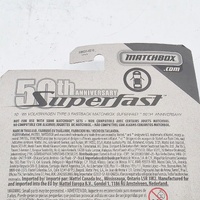 Matchbox 50th Superfast 10 '65 Volkswagen Type 3 Fastback VW Diecast