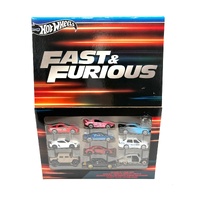 Hot Wheels HVX27 Fast and Furious Mini 10 Car Box Set Diecast Mattel