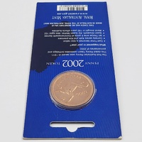 Royal Australian Mint 2002 Penny Token Coin Collectible Medallion Souvenir