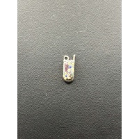 Ladies 925 Sterling Silver Flip Cell Phone Charm 