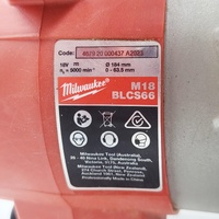 Milwaukee M18 BLCS66 184mm 18V Cordless Circular Saw Skin Only Brushless Bare Tool