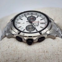 Seiko Coutura Chronograph Silver Dial Quartz Stainless Steel Watch SSB433