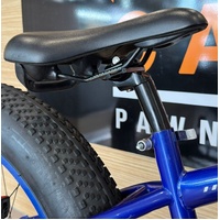 Mammoth Hyper Fat Bike 26in Blue BMX Style Single Speed Disc Brake Pegs
