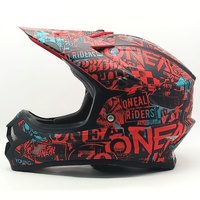 ONeal 3 Series Attack Youth Size XL Motocross Helmet Black Red Teal