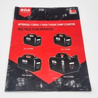 SCA APS800A 12V 800A Compact Jump Starter for 4-Cylinder Petrol Engines Up to 2L