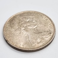 1966 Australia Round 50 Cent Coin Royal Australian Mint 80% Silver