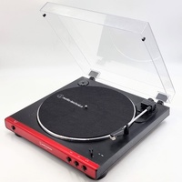 Audio-Technica AT-LP60X Fully Automatic Belt-Drive Stereo Turntable Red 
