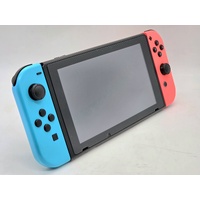 Nintendo Switch Neon Blue Red Handheld Gaming Console HAC-001 with Accessories