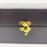 The Eternity Rose Red Glazed 24K Gold Trimmed Natural Rose Gift with Display Box
