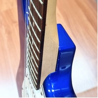 SX Standard Series Custom Handmade Electric Guitar Blue and White with Soft Case
