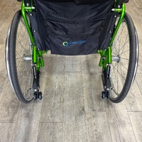 CareQuip Concorde Deluxe Wheelchair Lightweight Foldable Manual Green