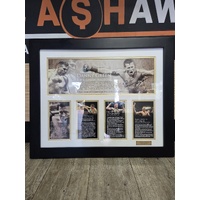 Danny Green Signed Boxing Memorabilia Frame Green Machine COA 343/499