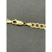 Unisex 9ct Yellow Gold Curb Link Necklace