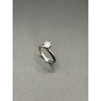 Ladies 18ct White Gold Diamond Engagement Ring