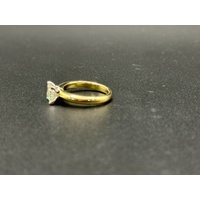 Ladies 18ct Yellow Gold Diamond Engagement Ring
