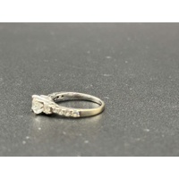 Ladies 18ct White Gold Diamond Engagement Ring