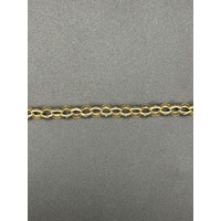 Ladies 9ct Yellow Gold Belcher Link Bracelet
