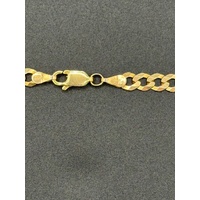 Unisex 9ct Yellow Gold Curb Link Necklace