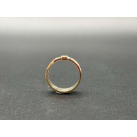 Ladies 18ct Three Tone Gold Stack Ring 