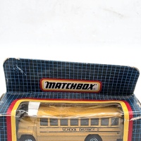 Vintage Matchbox MB-47 School Bus Yellow Autobus Scolaire Diecast Toy Boxed