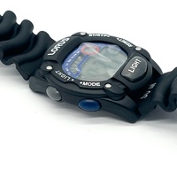 Lorus R2351AX-9 Sports Digital Alarm Chronograph Watch Black Blue With Box