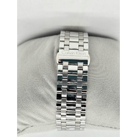 Calvin Klein Mens Quartz Watch K4N211 Silver Steel Black Dial Boxed