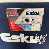 Esky 52L Wheeled Cooler Blue White Ice Box Camping Heavy Duty 1381611