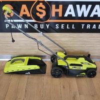 Ryobi RLM13E33S 1300W Corded Electric Lawn Mower 33cm Cut Grass Catcher 