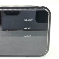 XCD XCDCLKRD2 FM Clock Radio Wireless Charging Dual Alarm