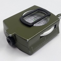 Military Style Lensatic Compass Hiking Camping Survival Navigation