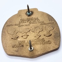 Indianapolis 500 Pit Badge Centennial Era May 24 2009 V887 Founding Fathers Bronze Tone