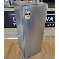 Esatto EUF172S 172L Upright Freezer Single Door Stainless Steel Fridge Look Bar