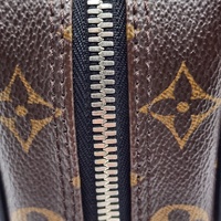 Louis Vuitton Monogram Trousse De Toilette Brown Canvas Cosmetic Bag + COA