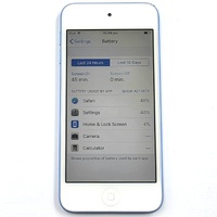Apple iPod Touch 6th Generation 128GB Blue A1574 USB Cable Name Engraved