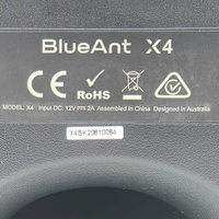BlueAnt X4-BK 50W Portable Bluetooth Party Speaker Black with Microphone
