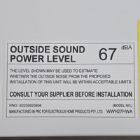 Westinghouse 2.7kW Reverse Cycle Window Wall Air Conditioner WWH27HWA
