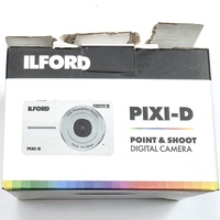 ILFORD PIXI-D Point & Shoot Digital Camera White 16x Zoom