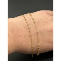 Ladies 9ct Yellow Gold Religious Rosary Chain Necklace