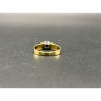 Ladies 18ct Yellow Gold Diamond Ring
