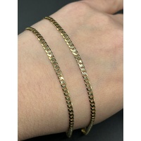 Unisex 9ct Yellow Gold Curb Link Necklace