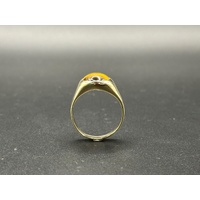 Men’s 9ct Yellow Gold Tiger’s Eye Signet Ring