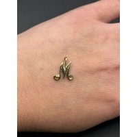 Ladies 9ct Yellow Gold Diamond Pendant 0.01ct
