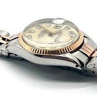 Vintage Rolex Datejust Lady 6517 26mm 18K Rose Gold Automatic MOP Diamond Dial