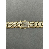Unisex 9ct Yellow Gold Chunky Curb Link Necklace