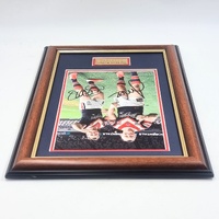 The Morris Brothers Brett Josh Morris Signed Framed Print Sydney Roosters NRL