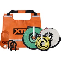XTM 7 Piece 4WD Recovery Kit 8T Snatch Strap Winch Gear