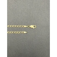 Unisex 9ct Yellow Gold Curb Link Necklace