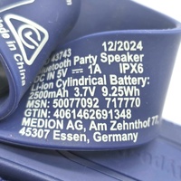 Bauhn MD43743 Portable Bluetooth Party Speaker Waterproof Wireless